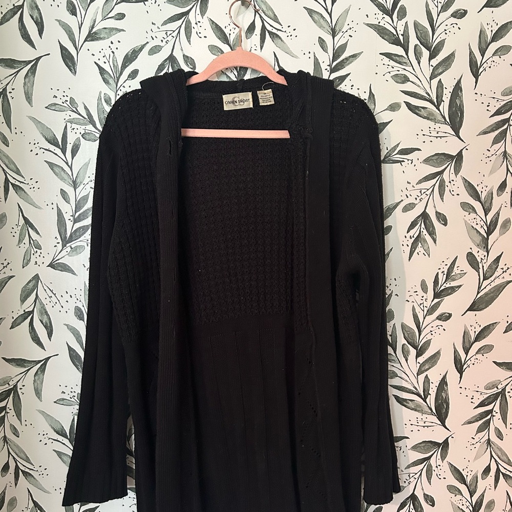 Cozy Black Cardigan